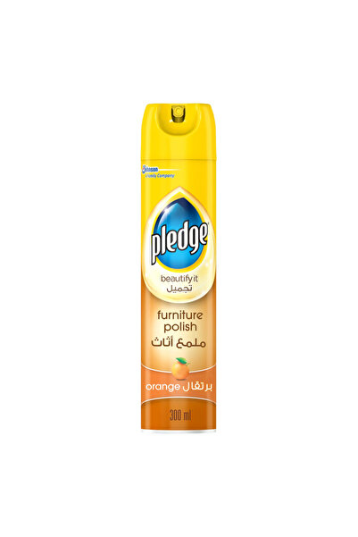 Pledge Orange Oil Revitalizing Wood Furniture Polish (300ml)