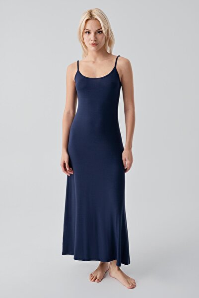 Artış Rochie lungă cu bretele basic Confortabilă Casual material elastic elas...