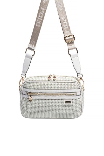 Silver Polo Silver & polo sp1280 women's Crossbody Bag goose foot Plaid green...