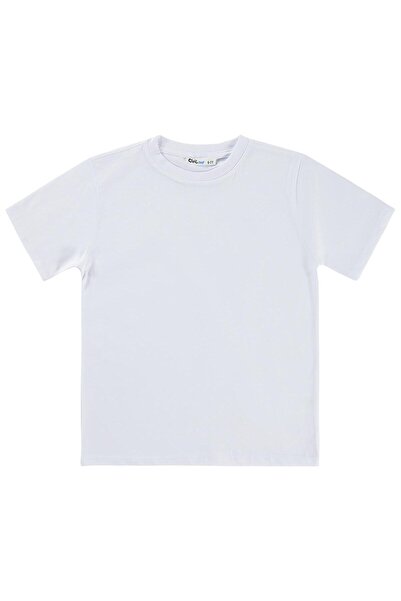 Civil Boys Βασικό μπλουζάκι για 6-9 ετών - Λευκό για 8-9 ετών