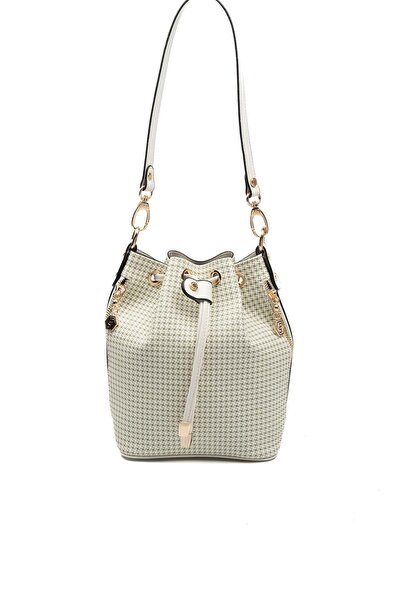 Silver Polo Silver & Polo Sp1137 Women's Shoulder Bag Crow's Feet Plaid Green...