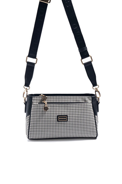 Silver Polo Silver & Polo SP1273 Femei geantă crossbody Goose Feet ecosez Neg...