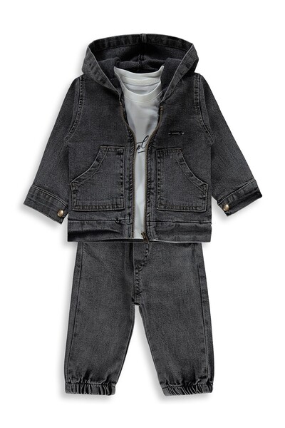 Concept. Concept jacket 3-piece 6-18 month set - black