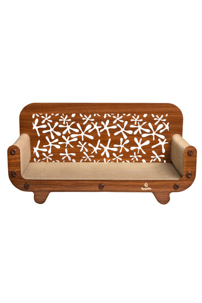 Regalia Stella Cat Scratcher 59x30x25cm - Dark Wood