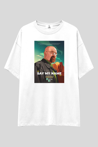 UmbraWear Тениска  "Breaking Bad " с надпис  "Назови ме по име " |   Унисекс ...