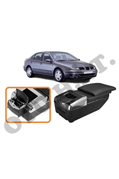 OTO H.İ.T. SEAT TOLEDO MK1 UYUMLU BARDAKLIKLI LÜKS KOL DAYAMA KOLÇAK SİYAH İT...