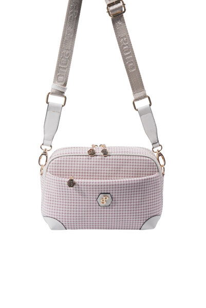 Silver Polo Silver & Polo Sp1094 Women's Crossbody Bag Crow's Feet Plaid Clar...