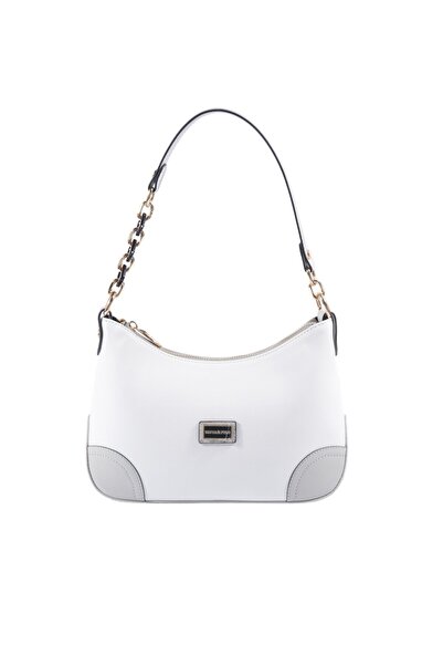 Silver Polo Silver & Polo SP1277 Femei geantă de umăr Alb uni-Gri închis