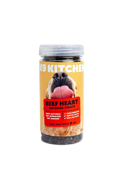 The K9 Kitchen مكافآت الكلاب المجففة بالهواء المصنوعة من قلب البقر