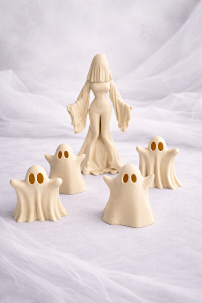 AGT 3D Dekoratif Hayalet Biblo Seti