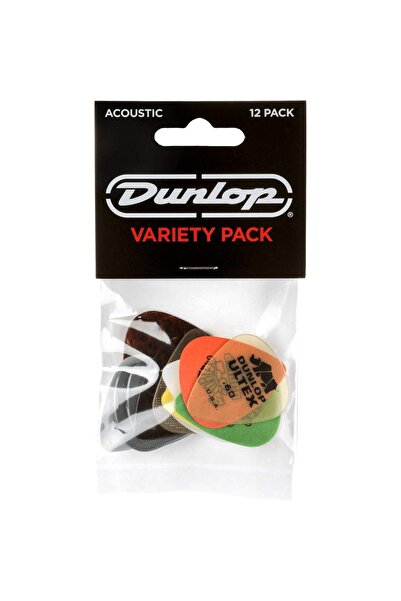 Jim Dunlop PVP112 Pick Acoustic Var 12li Paket Pena
