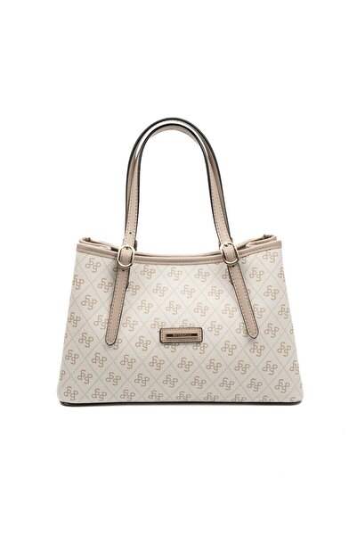 Silver Polo Silver & polo sp1252 women's Clutch Bag monogram beige-sand