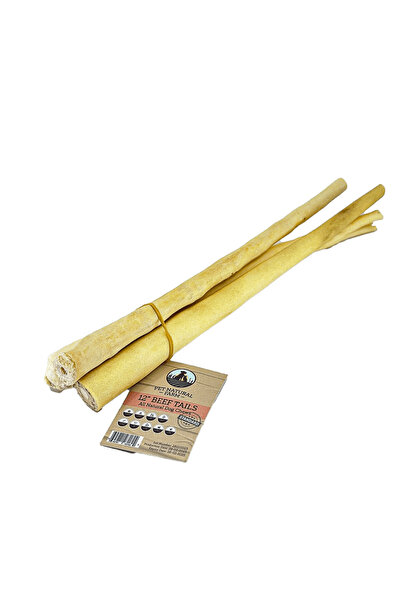 Pet Natural Farm مكافآت ذيل البقر للكلاب بطول 12 بوصة