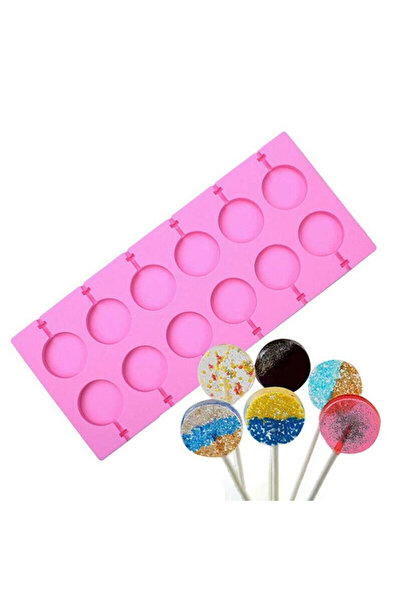MaffStuff Silicone Mold 12 Lollipops with Sticks