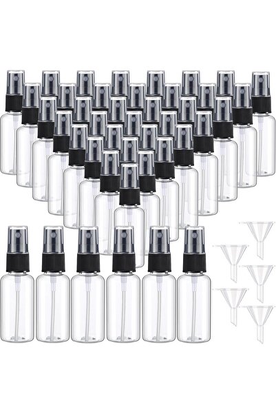 Arabest 100 Mini Clear Spray Bottles,5 Funnels Refillable Liquid Travel Conta...
