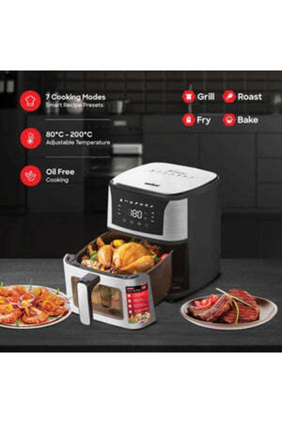 Sanford 5.5 L Digital Air Fryer with Cooking Window and LED Display