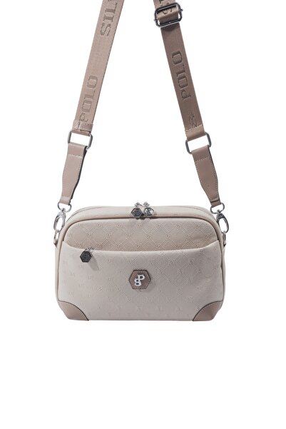 Silver Polo Silver & Polo SP1094 Kadın Çapraz Çanta Fashion Bej-Latte
