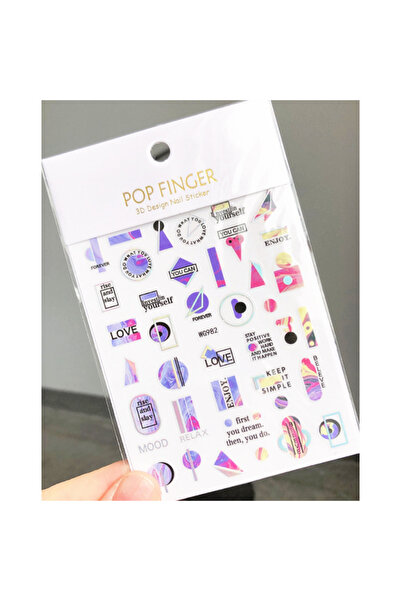 delis Marquise nail stickers, STICKER136, Purple