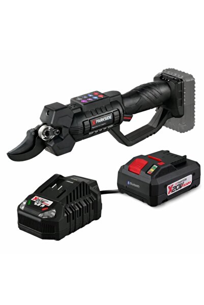 PARKSIDE Foarfece de grădină fără fir performante de 20V cu baterie inteligen...