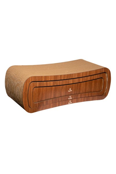 Regalia Lounge Set Cat Scratcher 68x23x30cm - Dark Wood