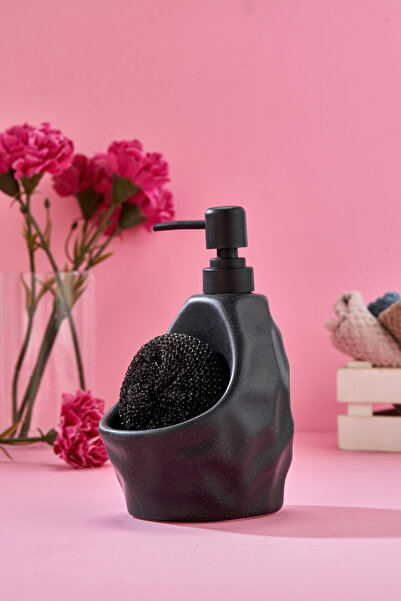 Cooker Dozator de săpun lichid din ceramică de 650 ml cu suport pentru burete...