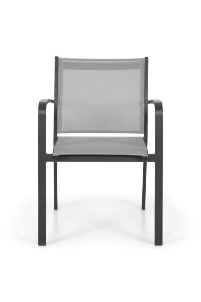 Maison Mex Scaun suprapozabil gradina/terasa PROSSECO L.57 l.62.5 H.82.5 negr...