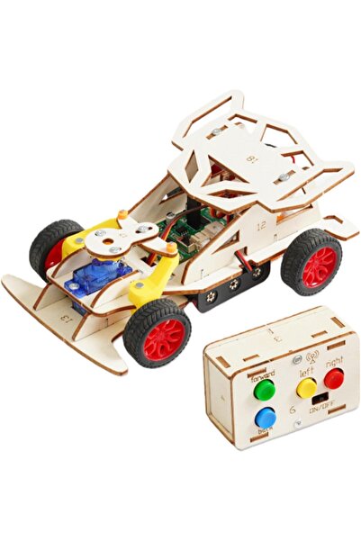 Arabest مجموعة بناء سيارة سباق خشبية، لعبة تعليمية علمية للأطفال من سن 7 سنوا...