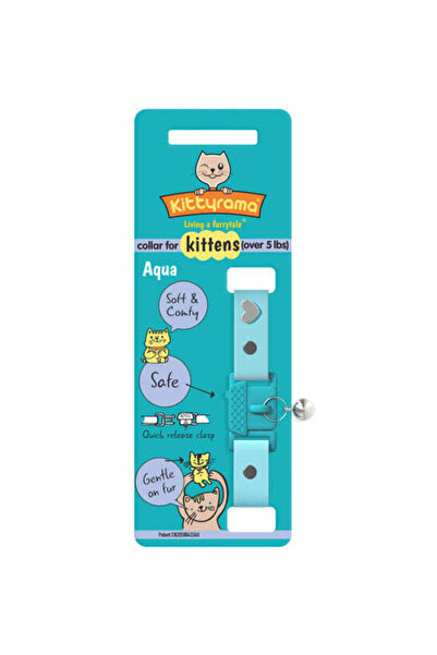 Kittyrama طوق قطة صغيرة مائي