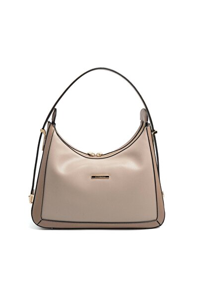 Silver Polo Silver & polo sp1187 women's Shoulder Bag flat dark beige-latte