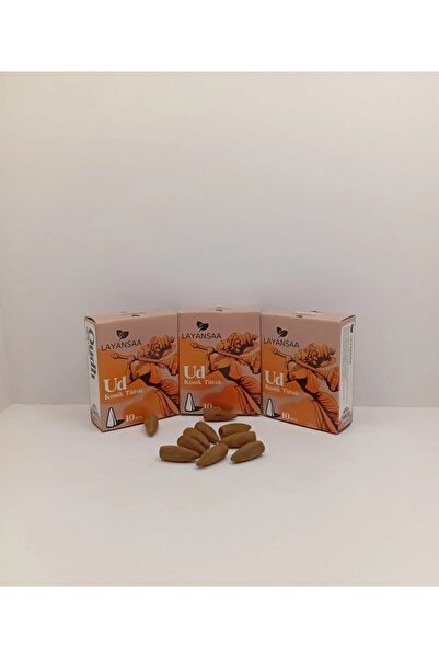Layansaa Ud Ağacı (oud) Geri Akış Tütsü 3 paket (30 adet)