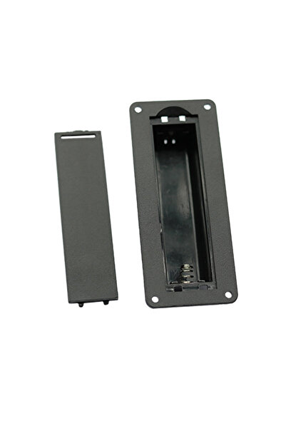 ROBİZ 18650 Pil Yuvası 1’li Kapaklı Plastik Kutu 3.7V Akü Şarj Pil Tutucu Bat...