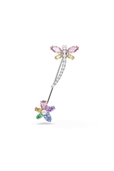 Swarovski Ariana Grande x Broş, Karışık kesimler, Yusufçuk, Çok renkli, Rodyu...