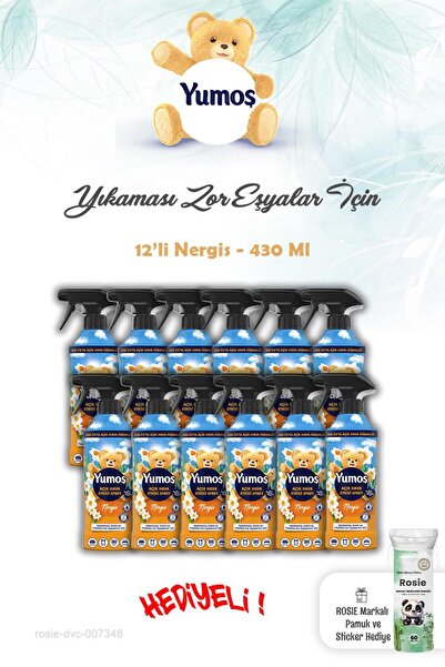 Yumoş 12'li Nergis Açık Hava Etkisi Sprey 430 ml ve Rosie