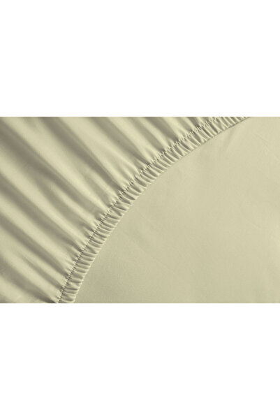 Kanz SET DE CEARȘAF CU ELASTIC BABY RANFORCE - CREM