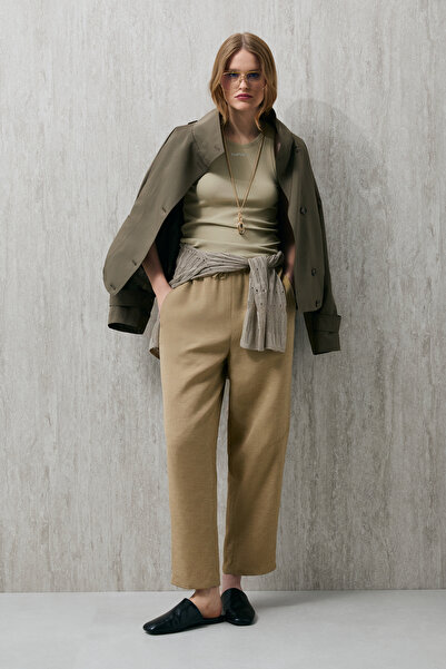 Lufian Humer Women's Pants Camel Hair