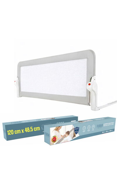 figga ® Προστατευτικό Παιδικού Κρεβατιού, 120 x 48,5 cm, Γκρι