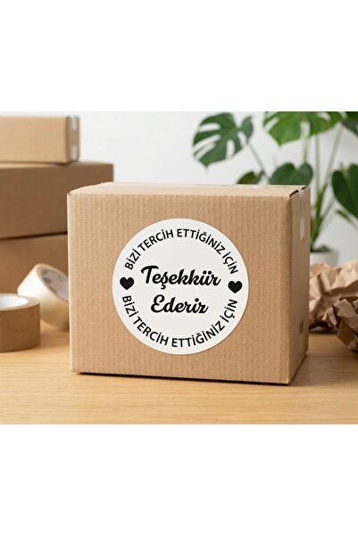 sulyra 500Pcs Thank You E Leather Z Printed Sticker Labels - Shipping Labels ...