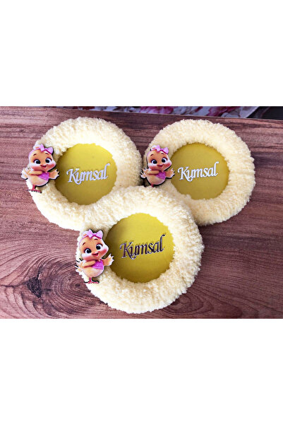 NUYA BAG Kız Bebek Sarı Civcivli Magnet , Figürlü Magnet ,Bebek Doğum Hediyel...