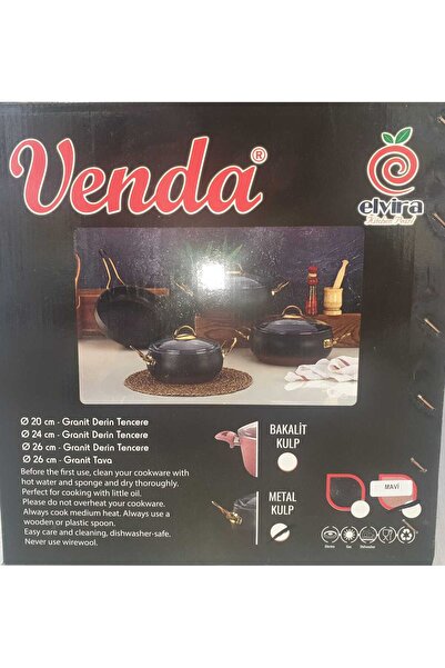 Venda Elvi̇ra Granite 7-Piece Set New
