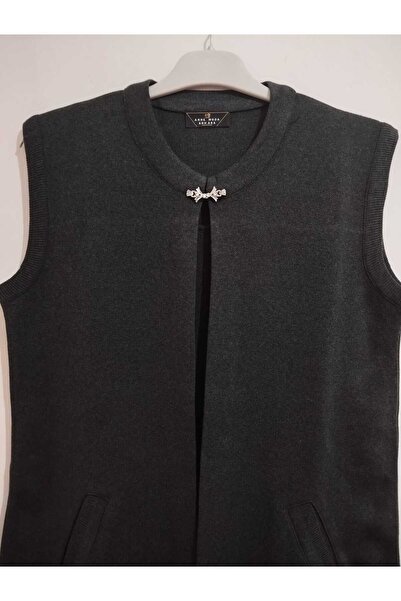 anne moda ankara Calitate superioară, Cu broșă, DESCHIS PE FAȚĂ, 30% lână buc...