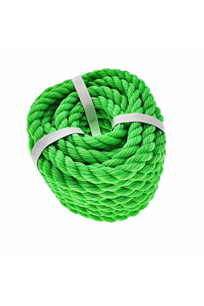 OEM Frânghie de nailon cu o lungime de 10 m, grosime de 14 mm, culoare verde