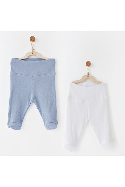 andywawa Baby Footed Pants 2 Pcs Jacquard Special Modal