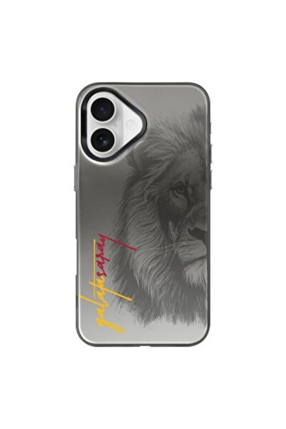 Galatasaray License-Protected iPhone 16 Premium Aslan Phone Case "Dekomus Poc...