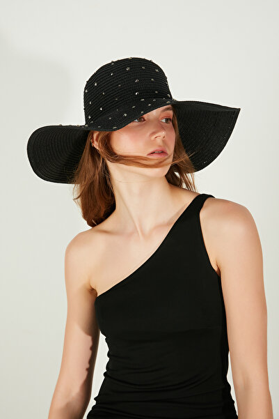 keisy Γυναικείο Φαρδύ Ψάθινο Καπέλο