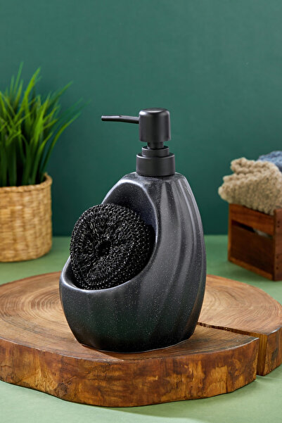 Cooker Dozator de săpun lichid din ceramică de 650 ml cu suport pentru burete...