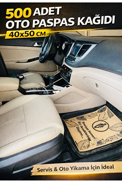 HAKİM KAĞITÇILIK Oto Servis ve Oto Yıkama İçin Ekonomik 500’lü Oto Paspas Kağ...