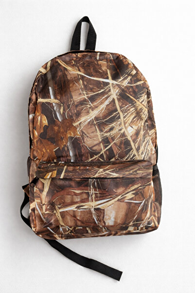 DEEFWEAR Mixed Coffee Pattern Unisex Water Bottle Backpack