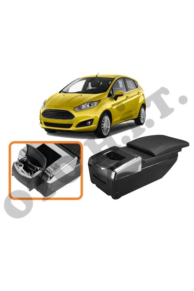 OTO H.İ.T. FORD FİESTA 2012 ÜZERİ UYUMLU BARDAKLIKLI LÜKS KOL DAYAMA KOLÇAK S...