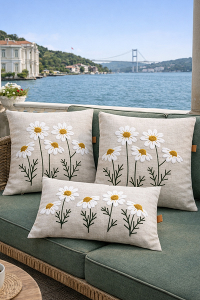 Decomia Home Modern Tufting Punch Brodat in Mixt Papatya cu model Set de Husă...