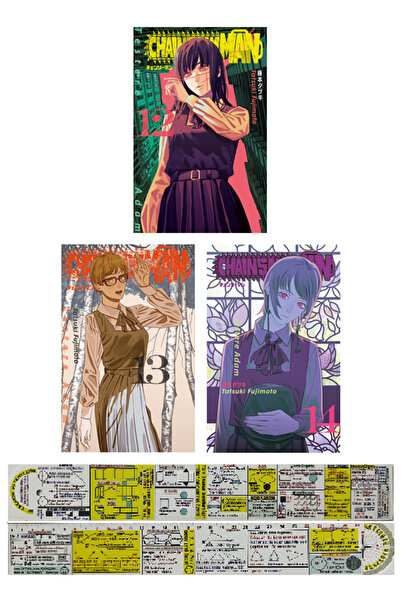 Gerekli Şeyler Yayıncılık Chainsaw Man 12-13-14. Ciltler Manga Seti + Özel Ce...